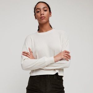 Aritzia Wilfred Free Rudko Longsleeve Shirt White